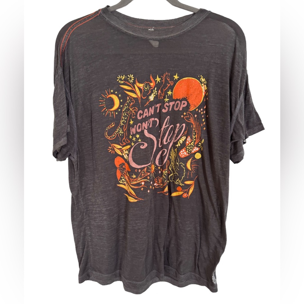FP Movement by Free People Black Graphic Tee